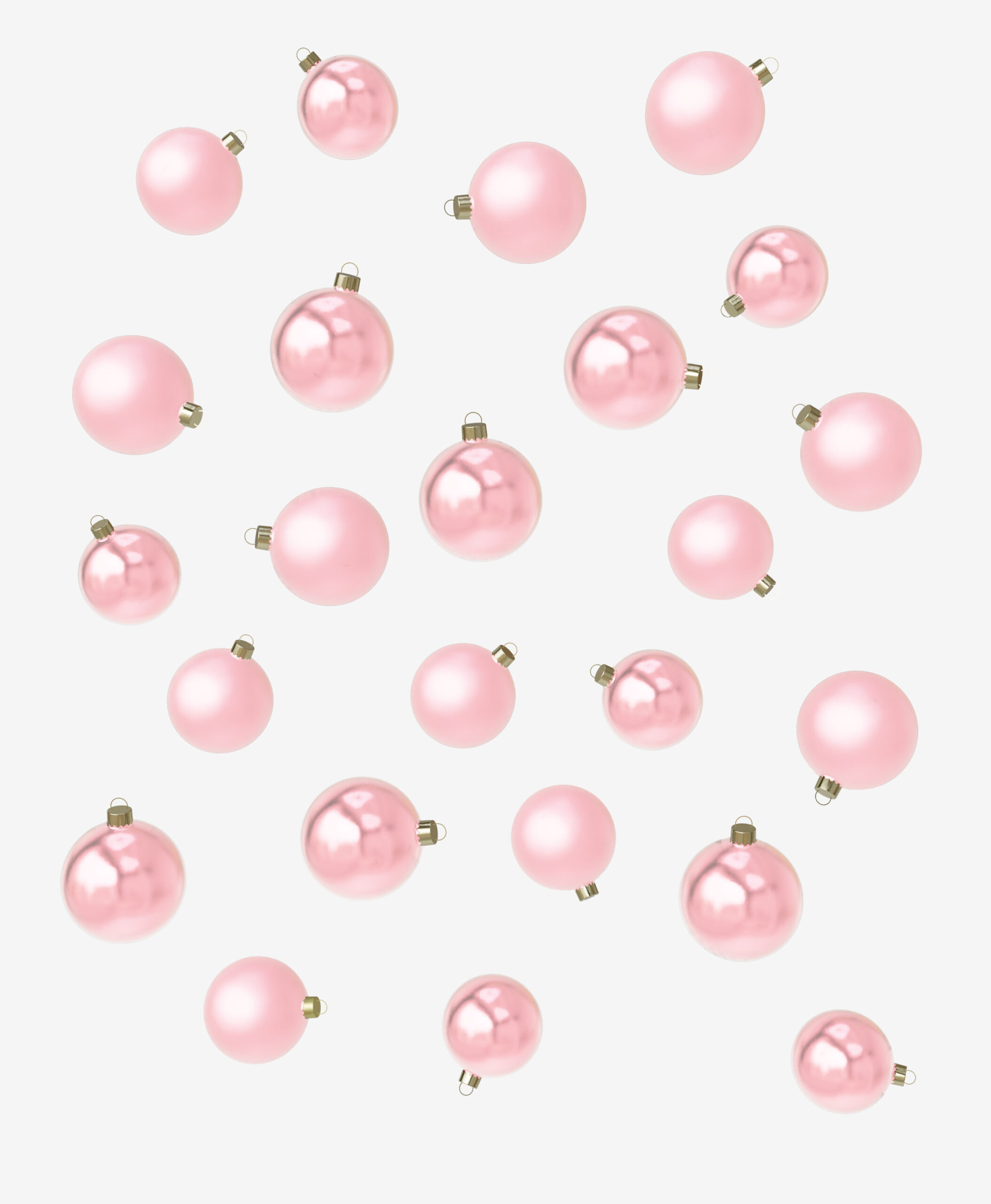 Weihnachtsbaumkugeln, 24er-Set