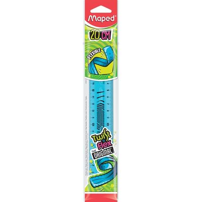 Maped Twist'n Flex - Règle flexible 20 cm - disponible dans différentes couleurs