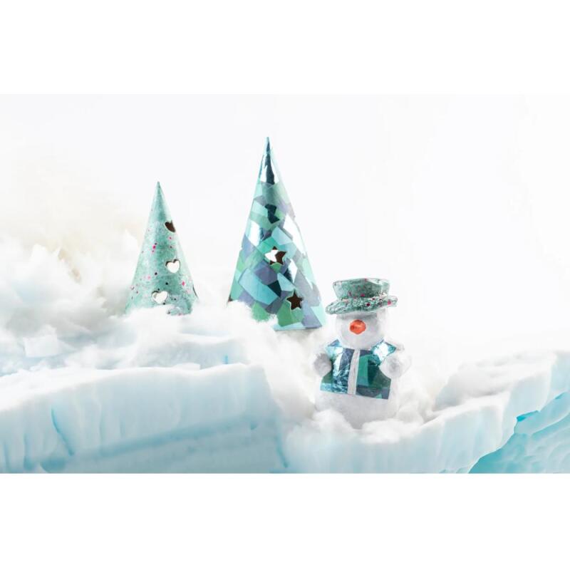 Bonhomme de neige 12cm - Kraft