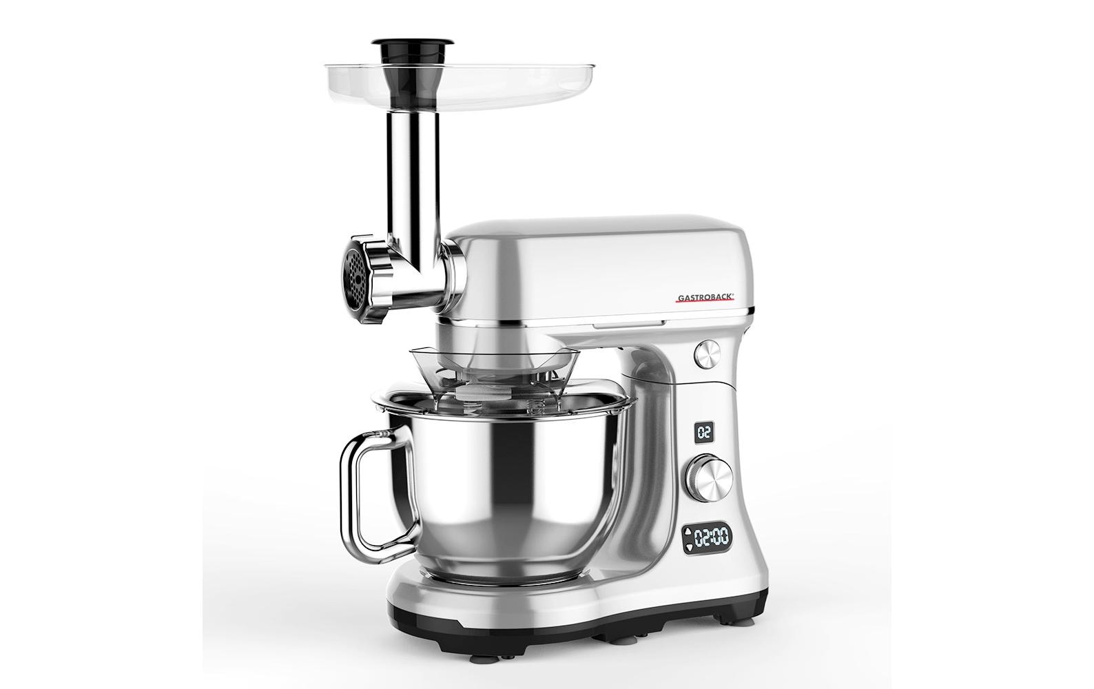 Küchenmaschine Advanced Digital Silber<br>Küchenmaschine mit 12 Geschwindigkeitsstufen und Pulse Funktion