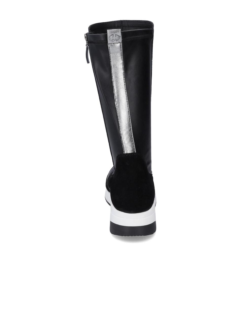 Stiefel Enna 04, schwarz-kombi
