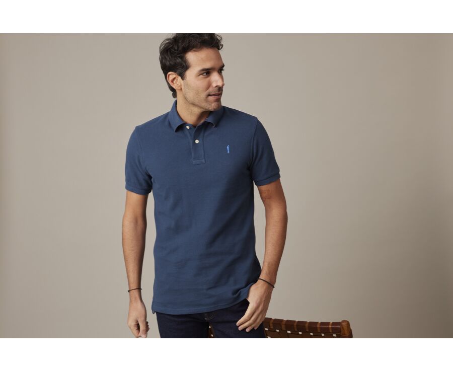 Polo Bleu Nordique homme - ANDY II