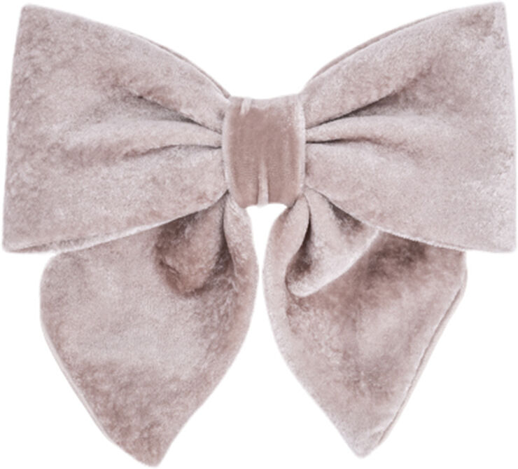 Bon Dep Luxury Bow Silk Velvet Beige Luxury bow silk velvet beige