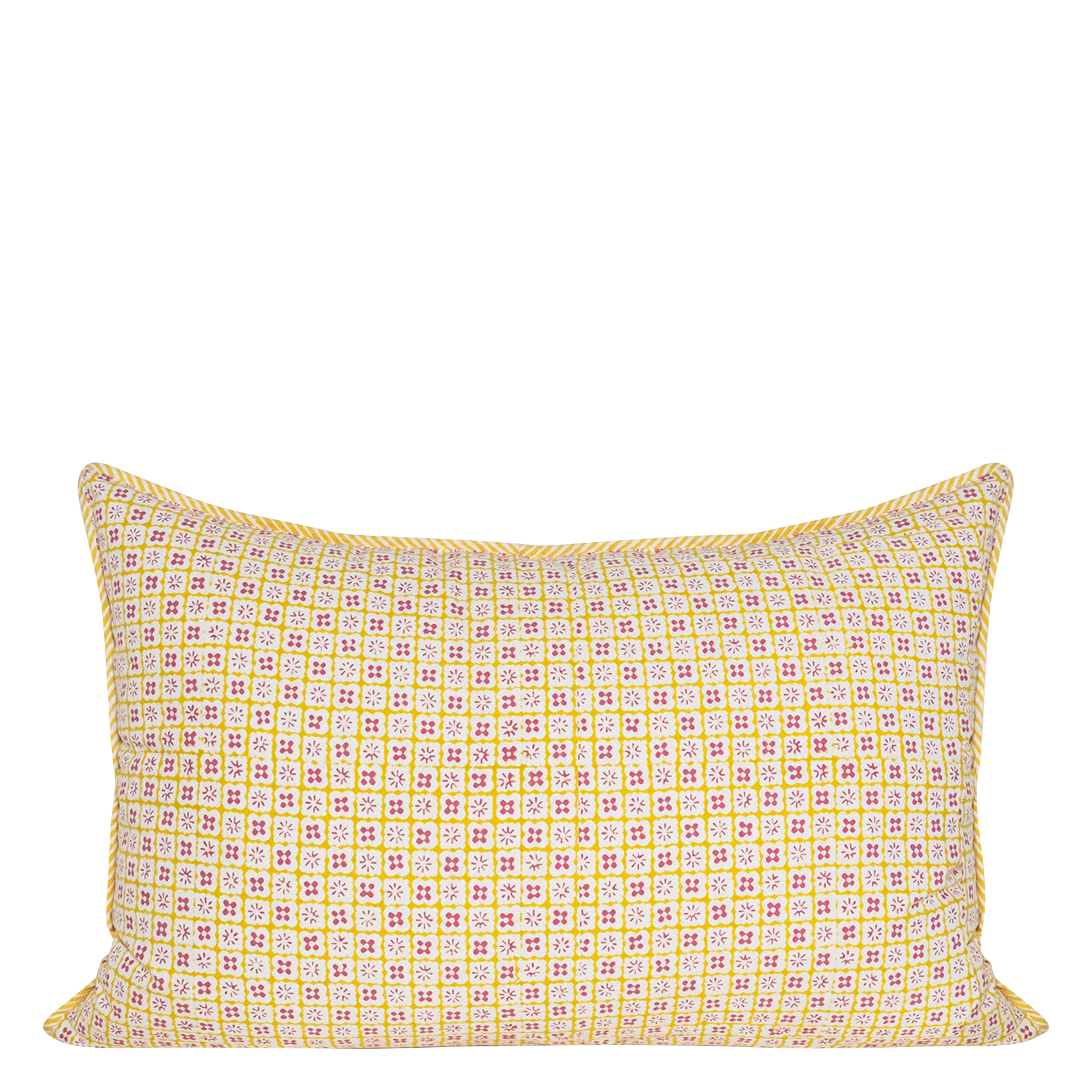 Housse de coussin imprimée en coton | Multicolore