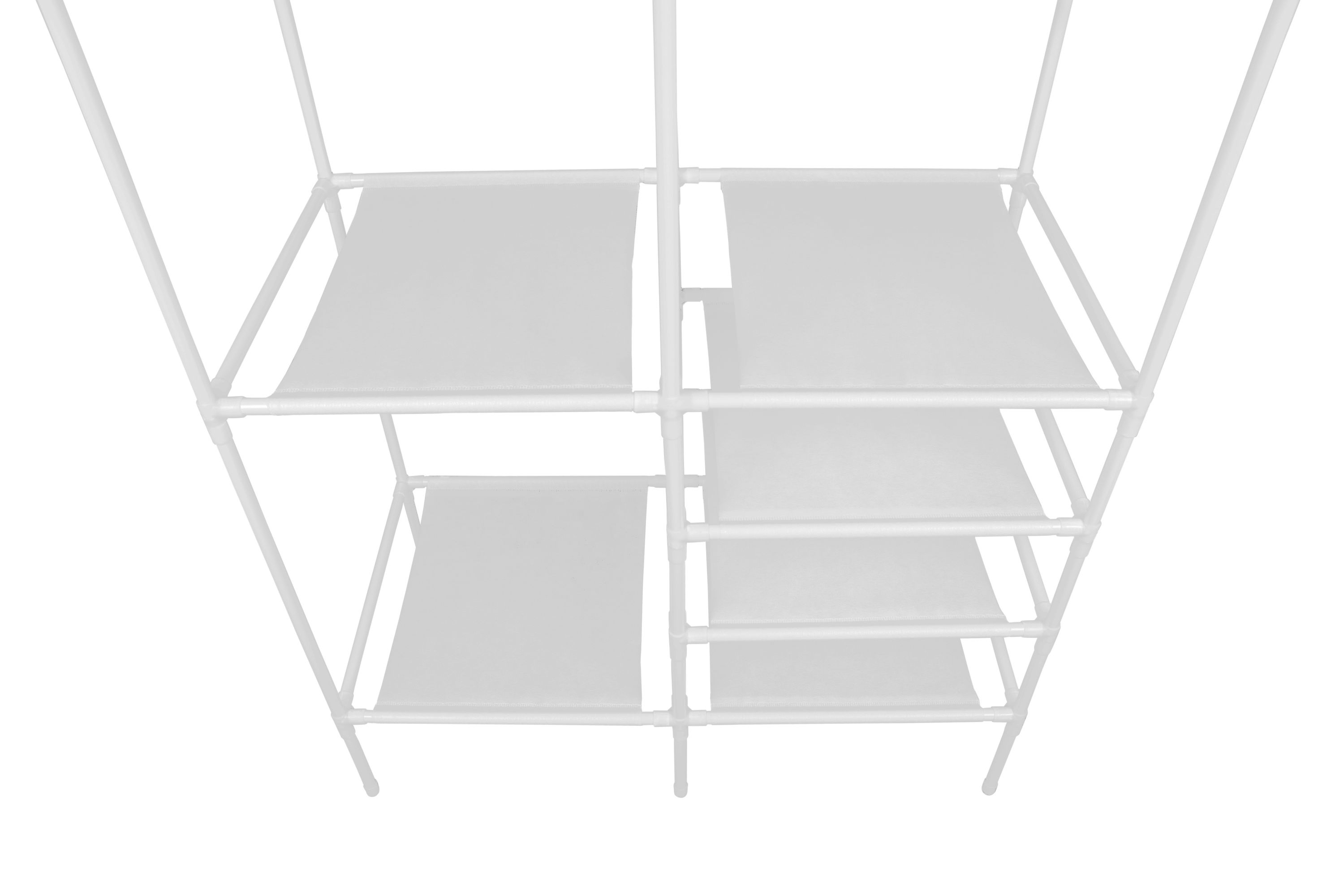 Garderobe Kleiderständer 86 x 174 cm weiss