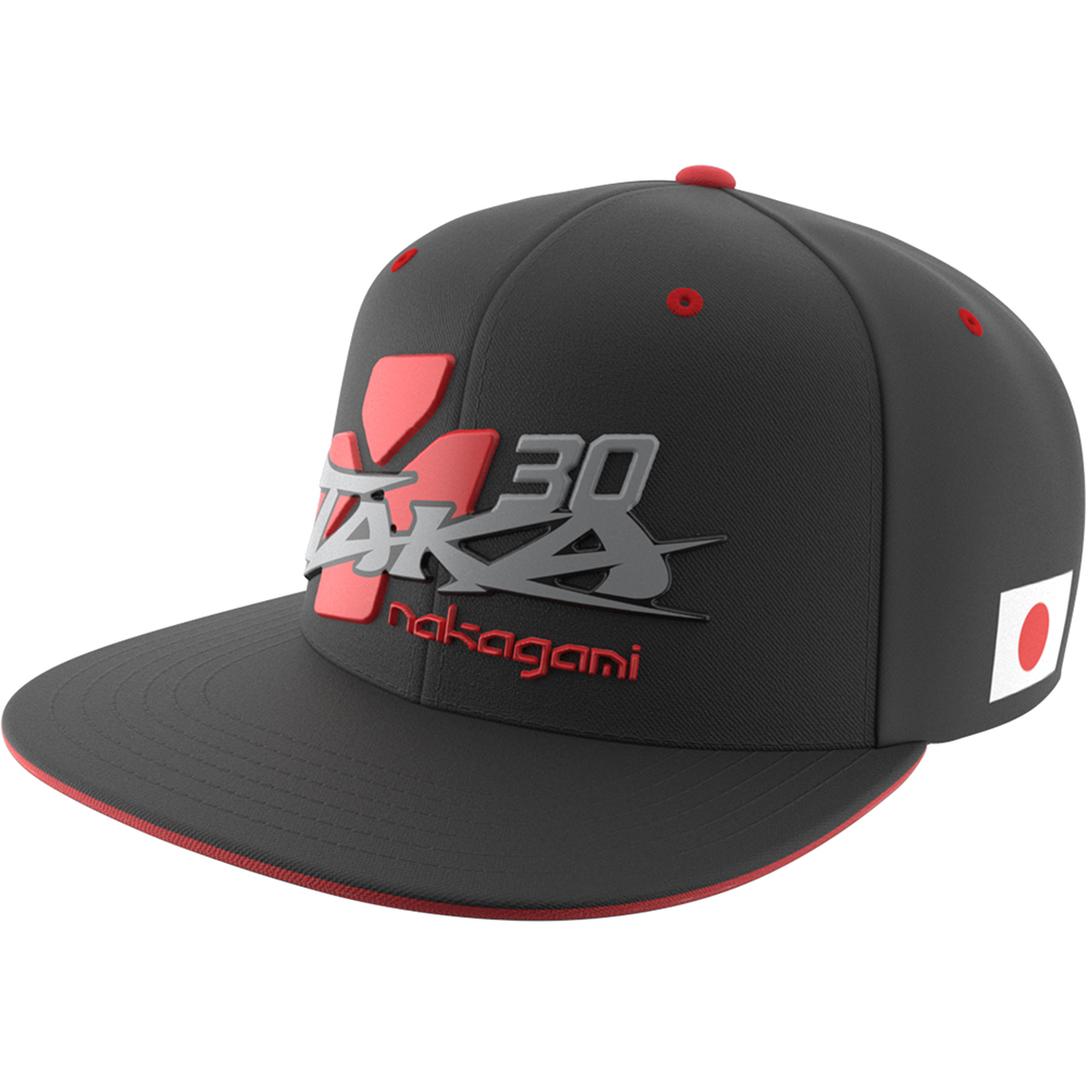 Ixon - Casquette Flat Taka 22 Noir / Rouge