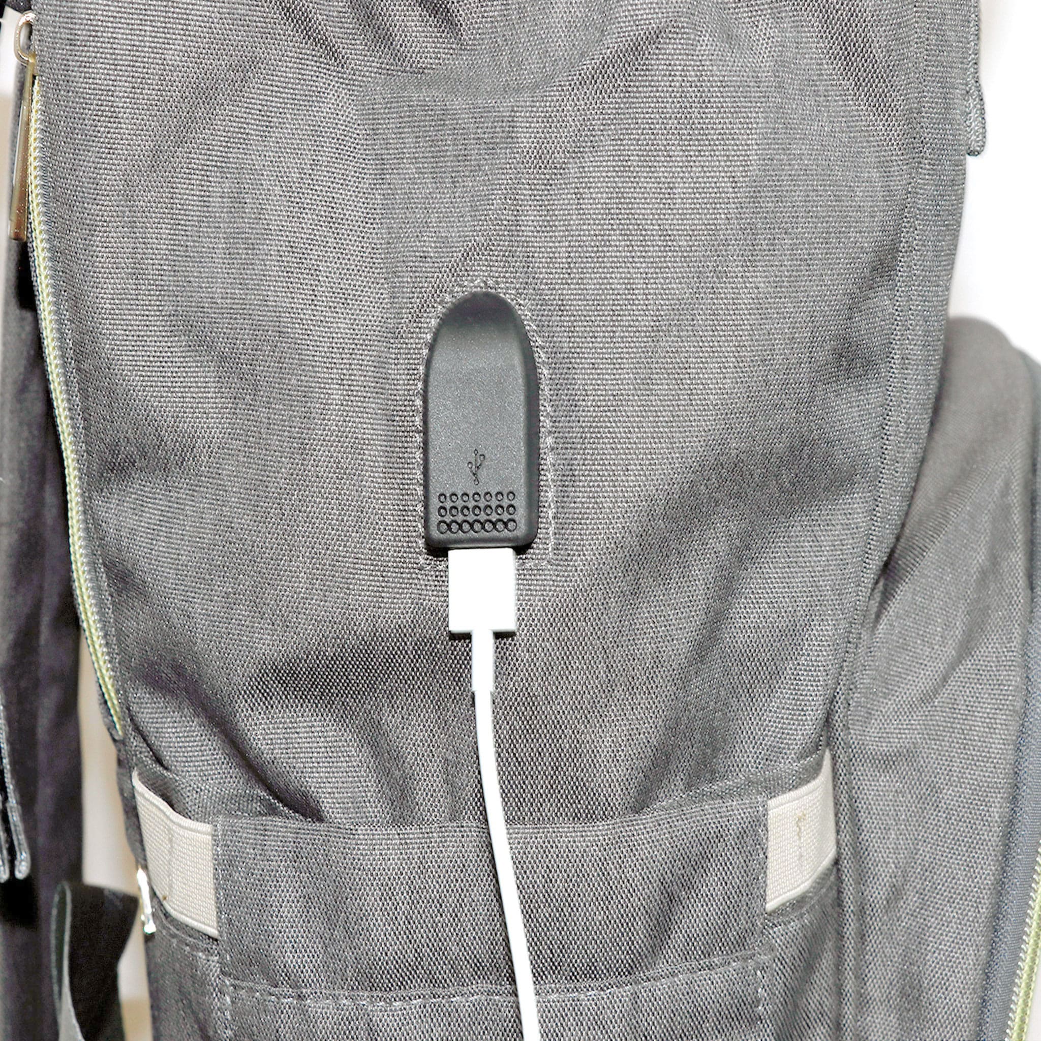 Origami Sac à Couches à Dos - Gris
