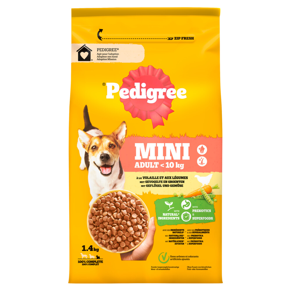 Pedigree Droog Adult Mini Kip1,4 kg