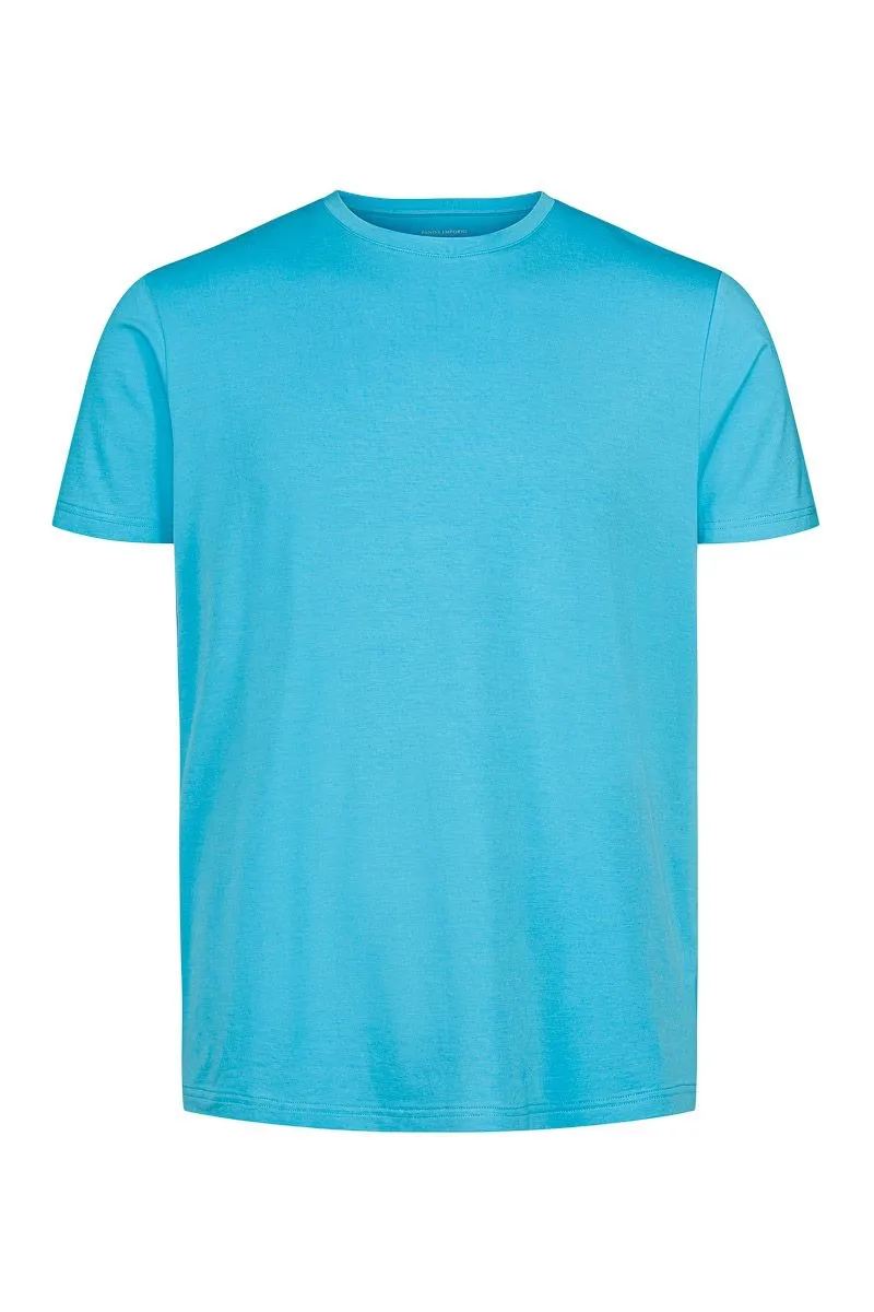 Panos Emporio PE BAMBOO/COTTON TEE CREW Aquarius