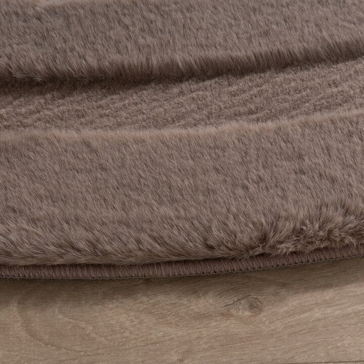Organisch Vloerkleed - Flowy Arch Taupe | Wasbaar