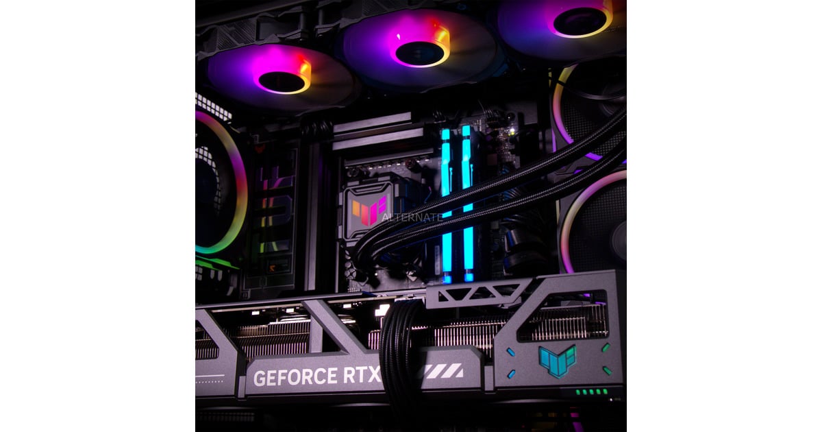 ALTERNATERyzen 7 - RTX 5080 Gaming pc Powered by ASUS  (Zwart | R7 9800X3D | RTX 5080 | 32 GB | 2 TB SSD)