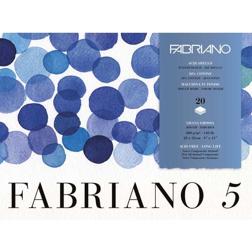 FABRIANO® Aquarellpapierblock 5