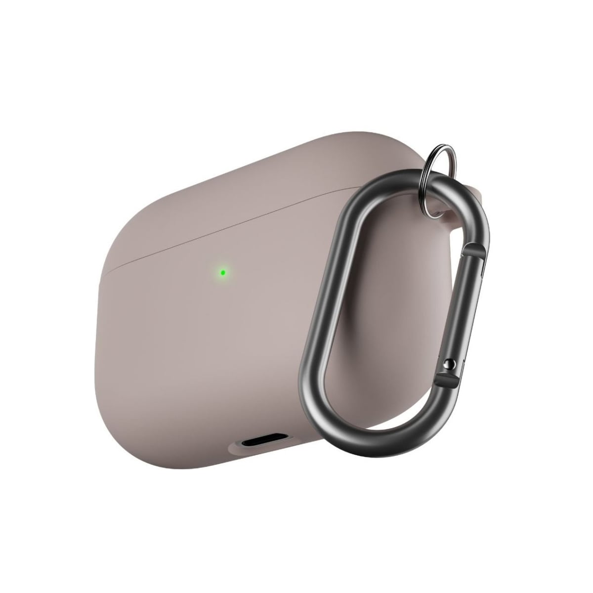 PodSkinz HybridShell AirPods Pro ladeetui m/ nøkkelhank (pastellrosa)