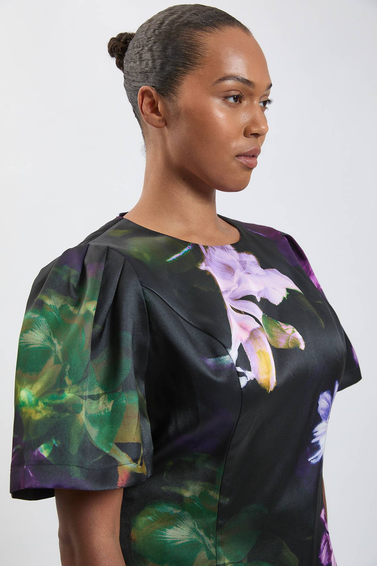 KarenMillen Haut En Sergé À Imprimé Fleuri Grande Taille