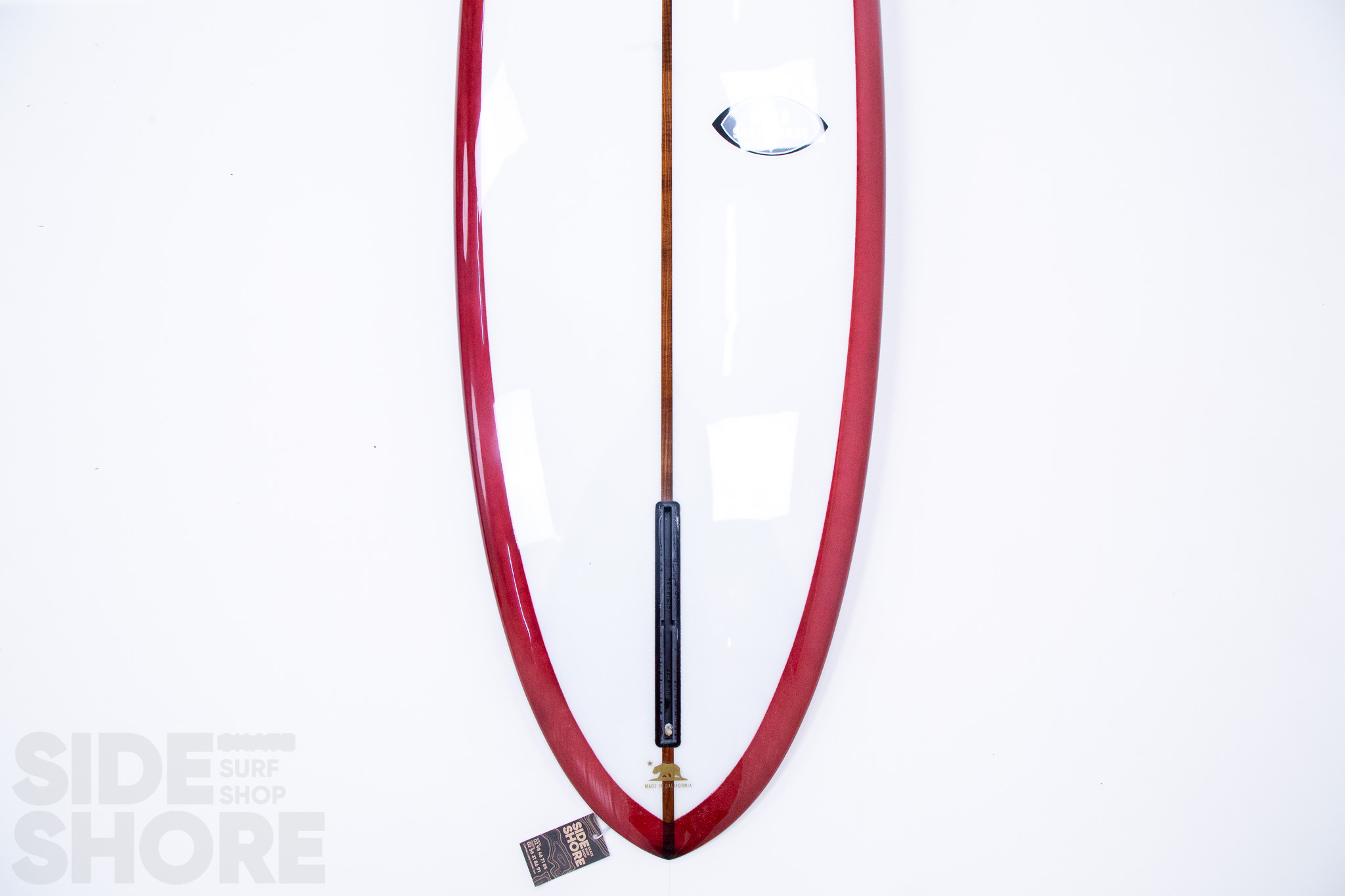 Bing Surfboards California Pintail Type 2 - Tint Burgundy   Volan   Polish - 9'2 x 22.67