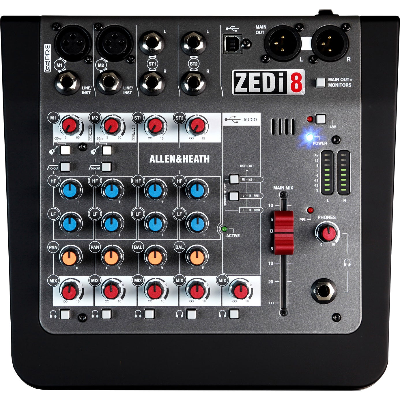 Allen & Heath ZEDi-8 analoge mixer