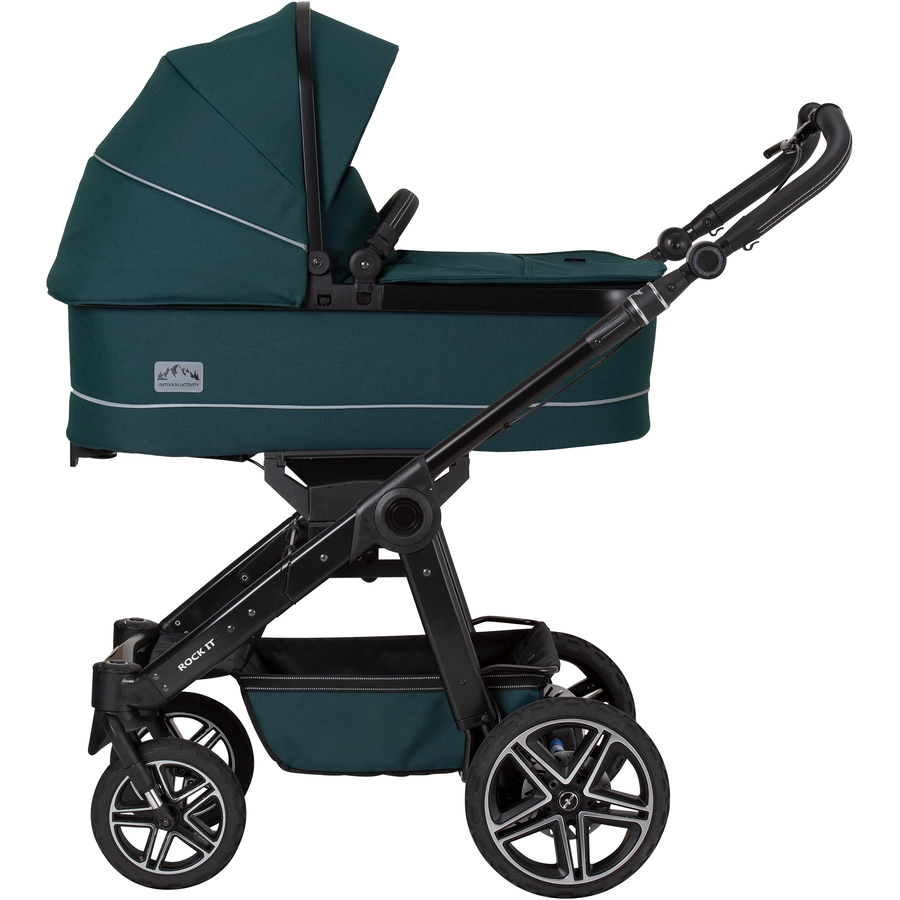 Hartan Kombikinderwagen ROCK IT GTR mit Handbremse Outdoor Leaf (801)