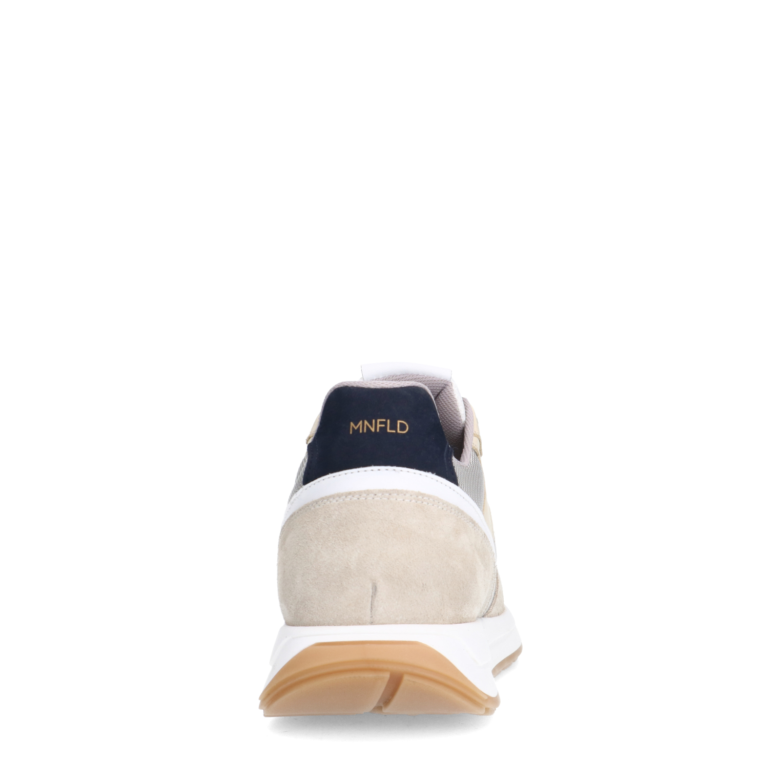Beige leren sneakers