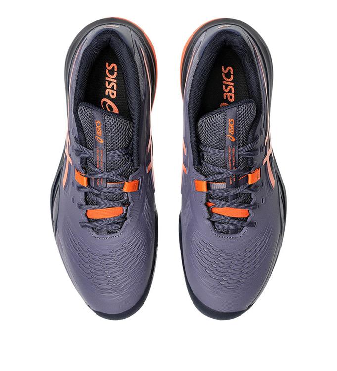ASICS GEL-RESOLUTION X CLAY 1041A485 GREYISH-PURPLE-NOVA-ORANGE