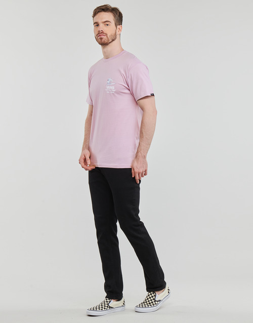 Vans - CHECKERBOARD BLOOMING SS TEE - Violet