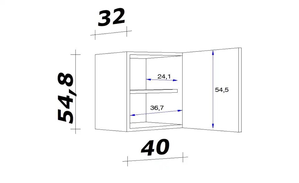 Hängeschrank Ens 40 cm