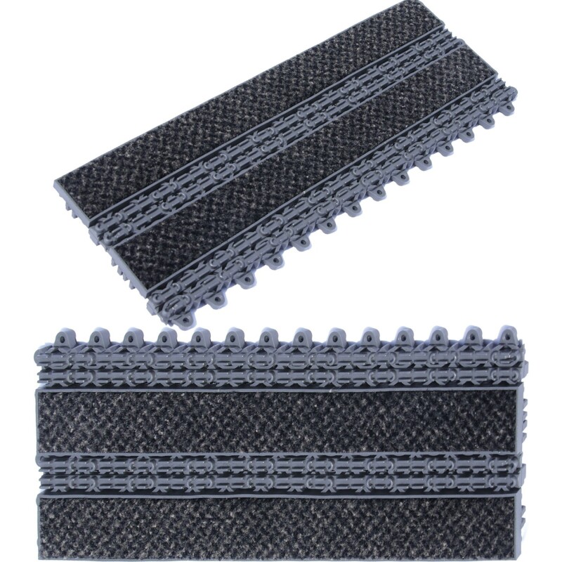 Tapis en dalles modulables pour fosse d'entrée