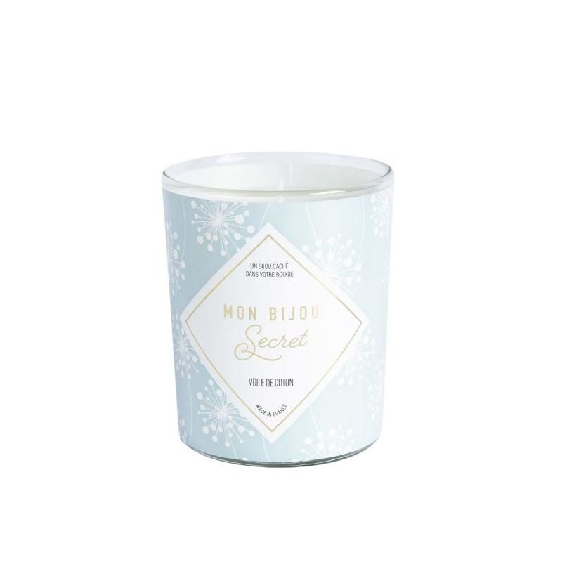 Bougie Bijou Bracelet doré - Parfum Voile de coton - 40h