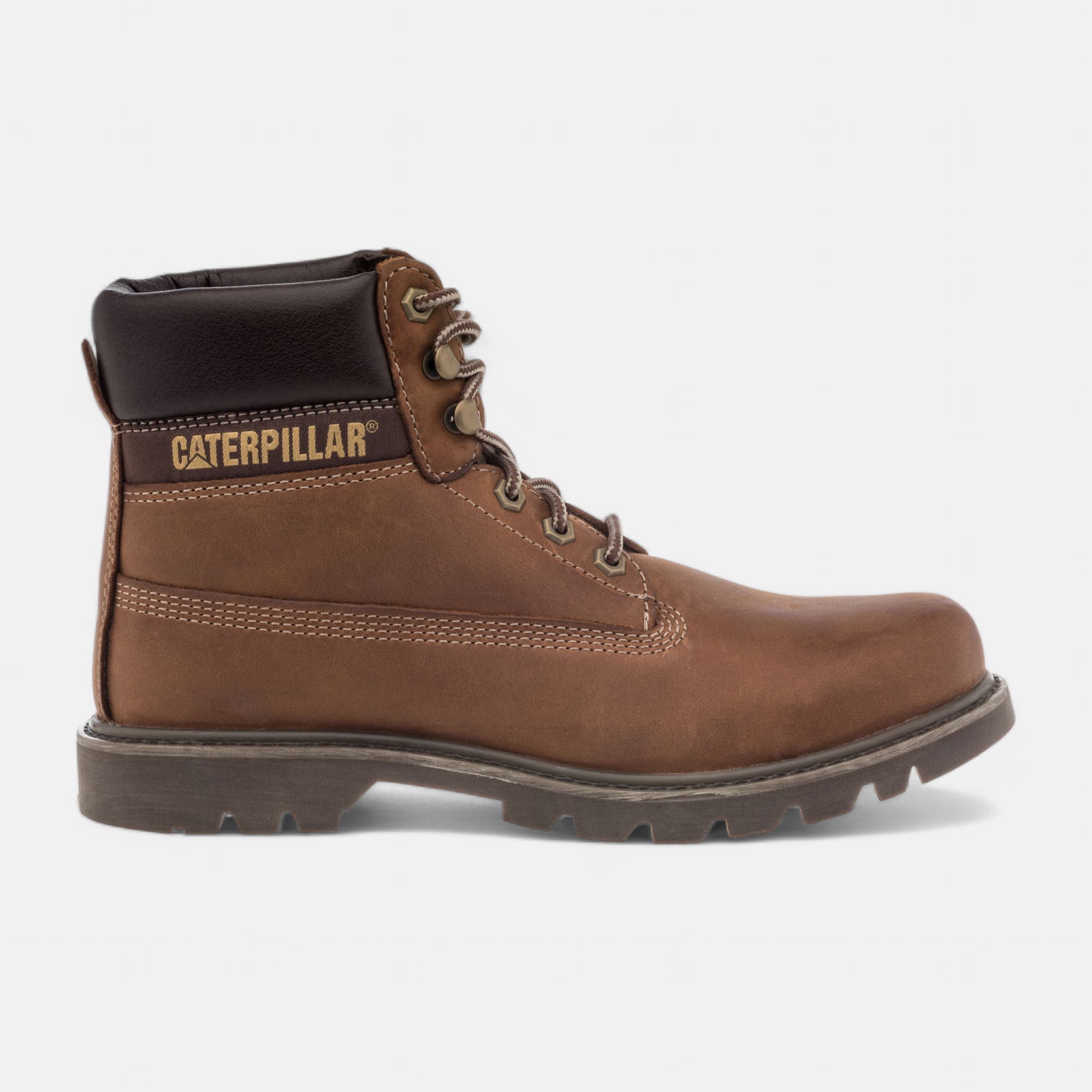 Boots Homme en cuir camel