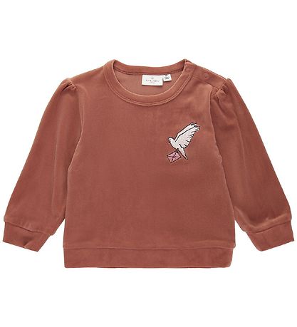The New Geschwister-Sweatshirt - Drude - Velours - Chutney