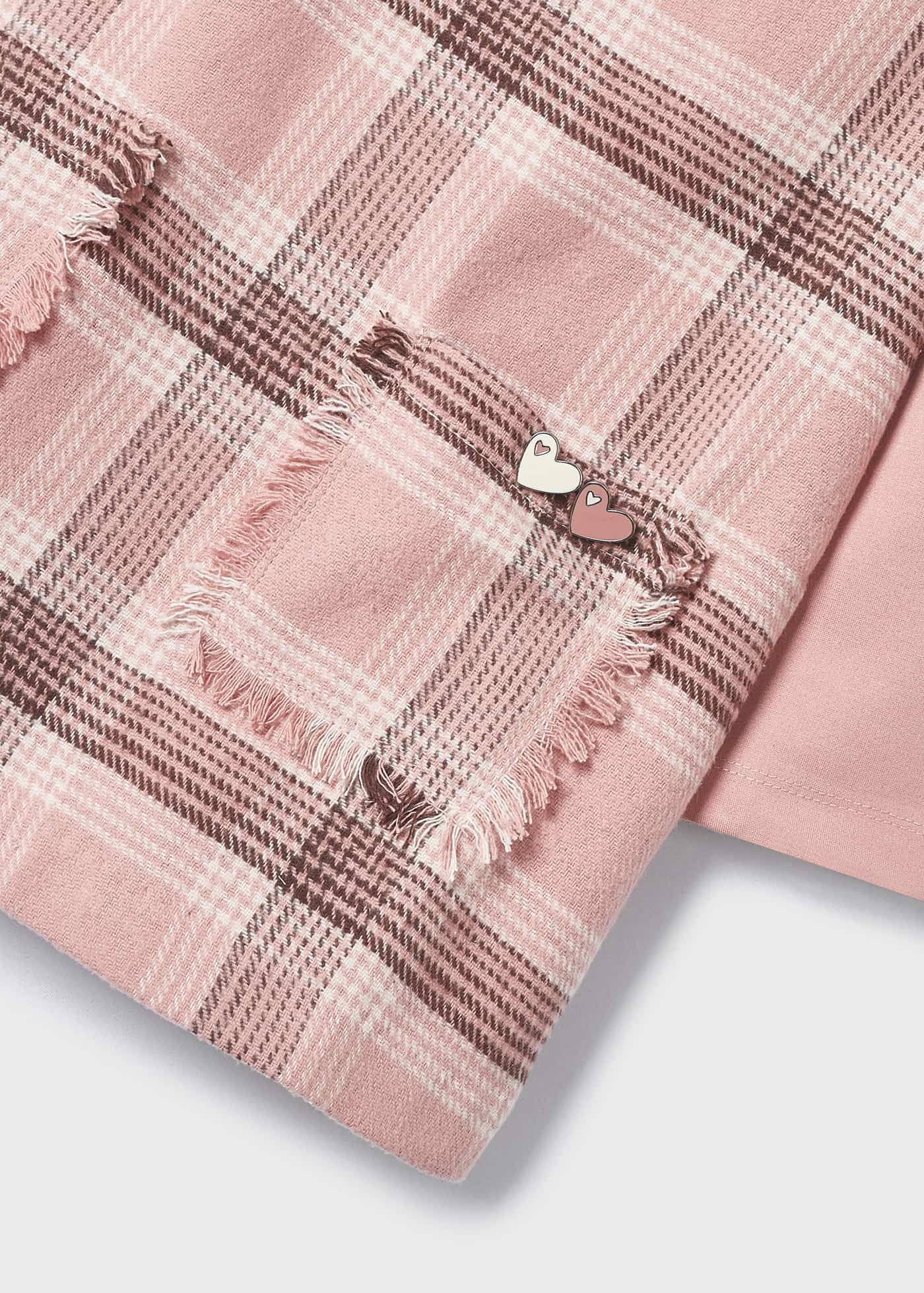 Vestido de malha Roma combinado para meninas
