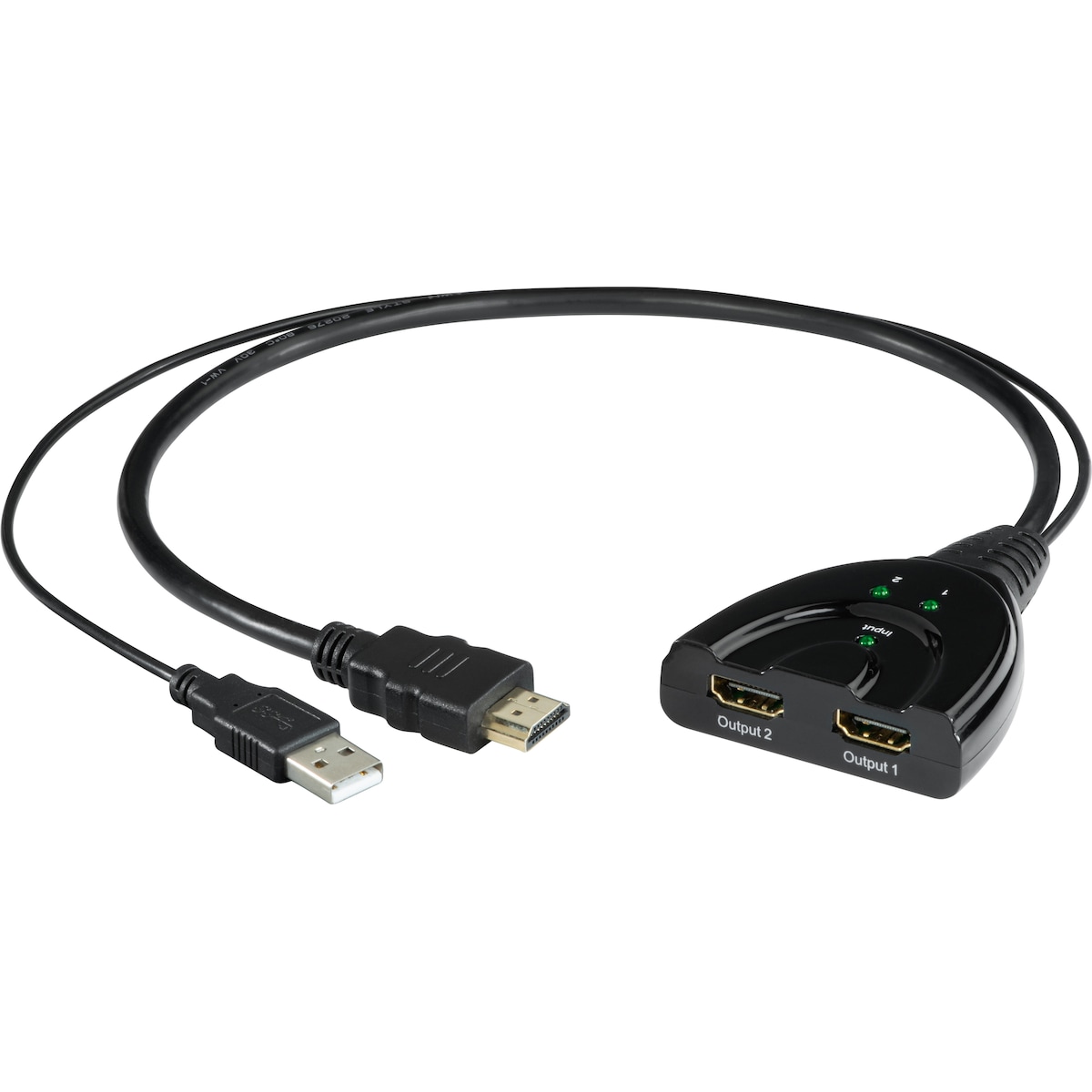 Hama HDMI splitter 2 stk. porter