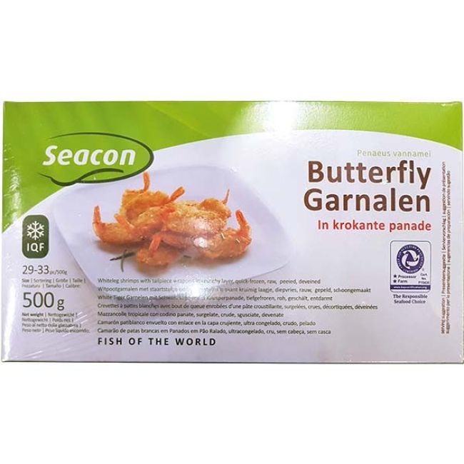 Seacon Butterfly Garnalen (29-33pc) 500g