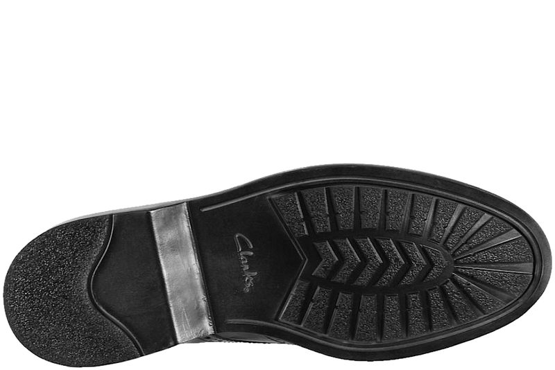 CLARKS ALDWIN LIMIT SKO I MARINEBLÅ SKIND