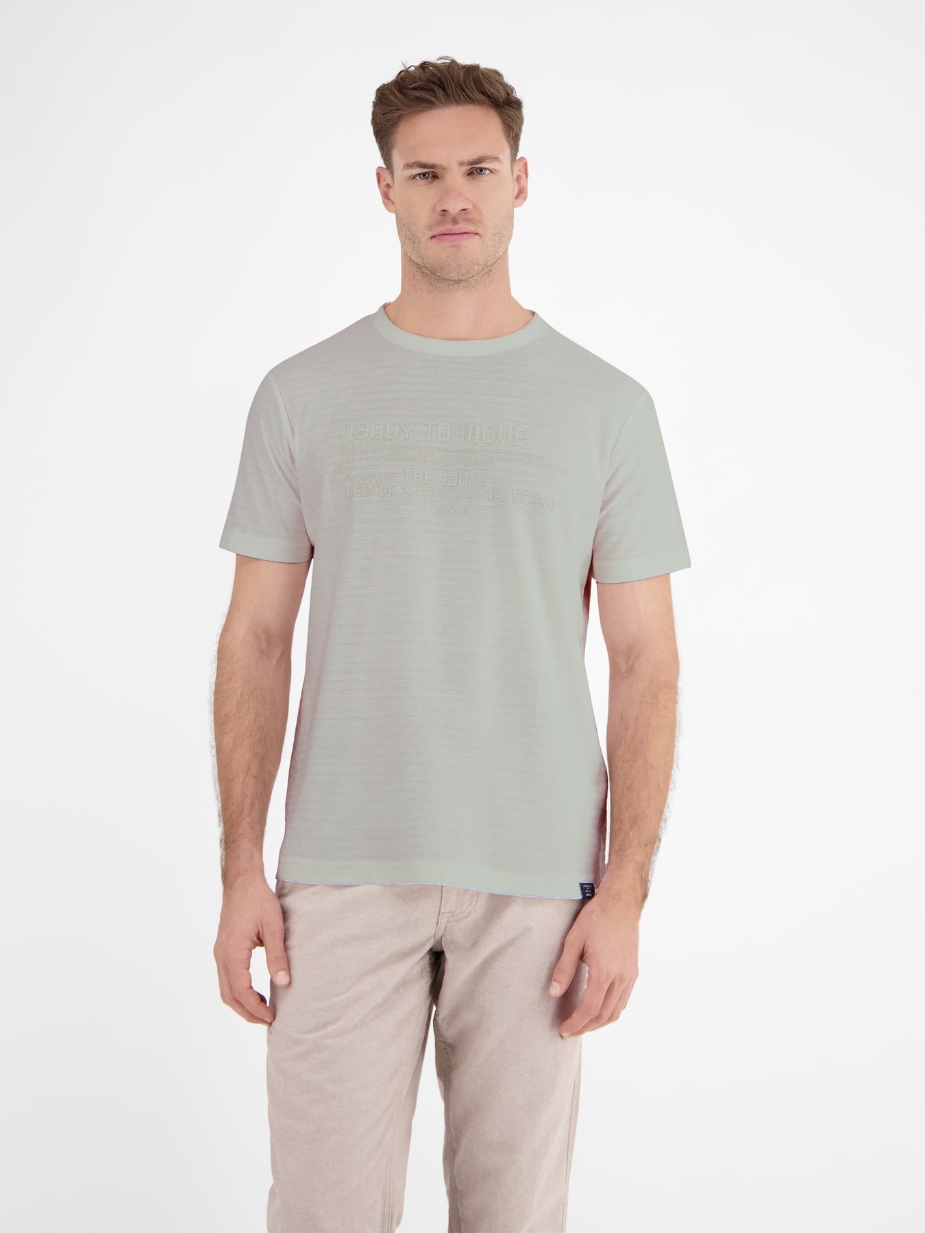 T-Shirt in Strukturqualität