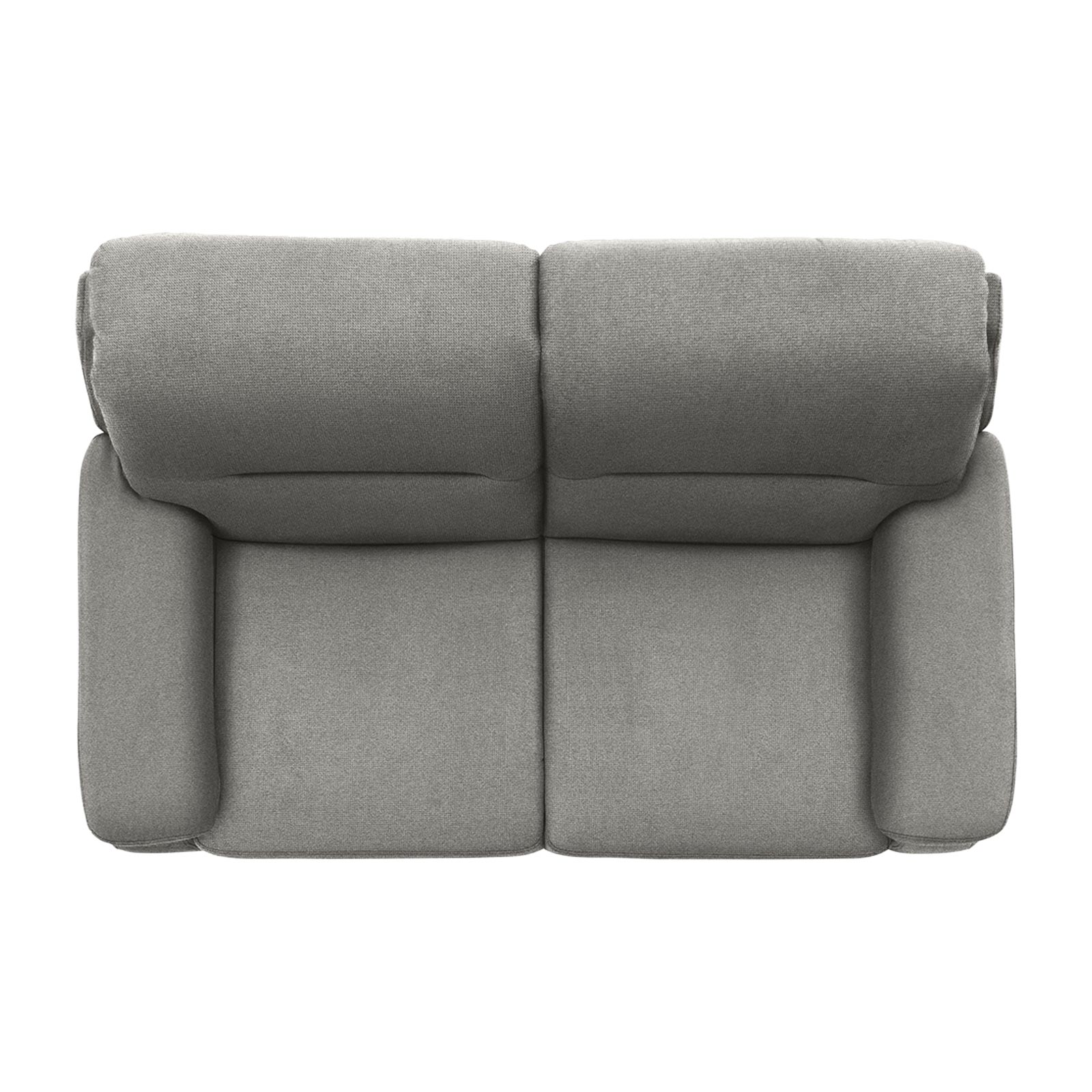polsterpower 2-Sitzer-Sofa - Belle silver - Basismodell