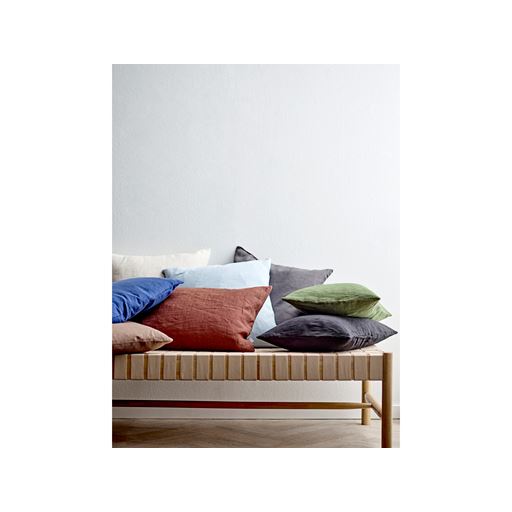 Södahl Linen Pude, Ash, 50x50 cm
