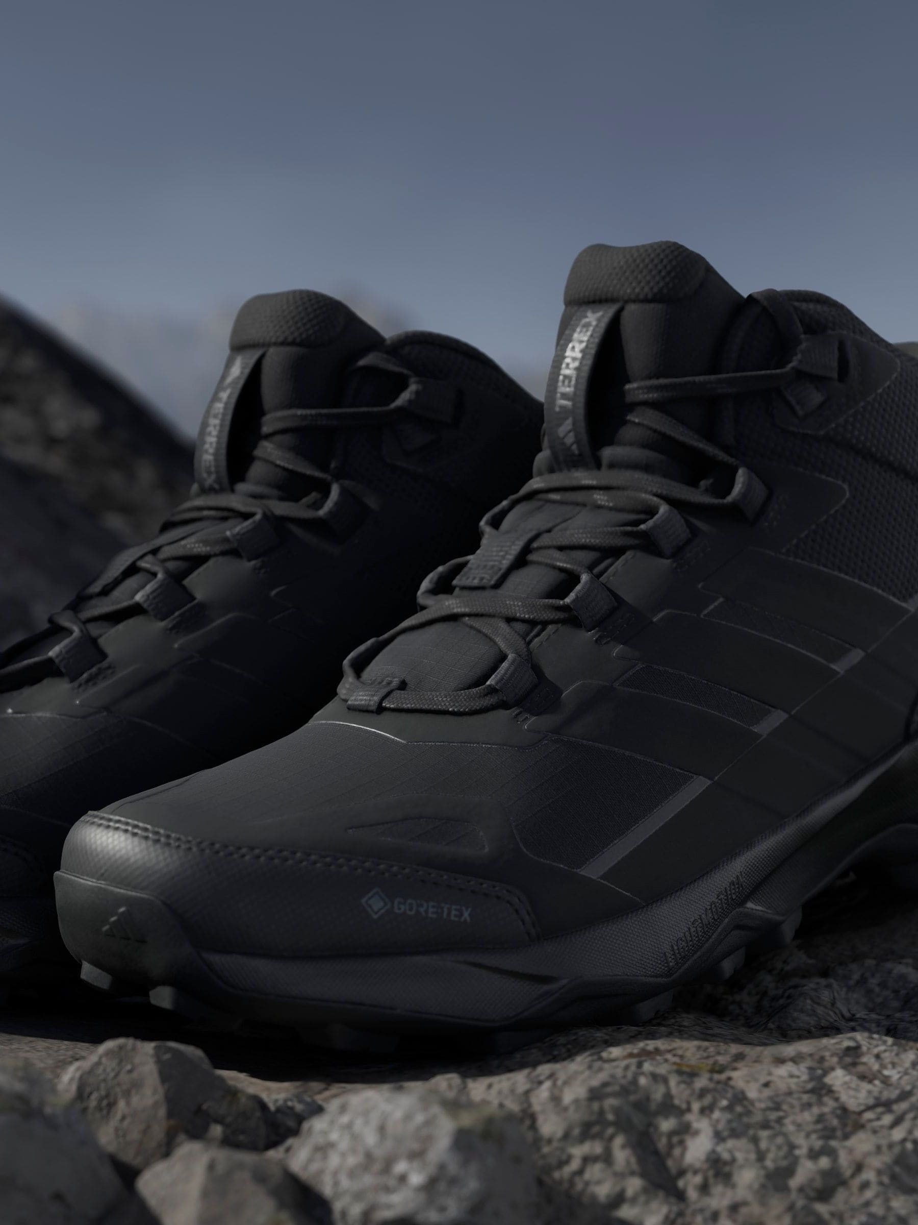 Zwart - adidas Terrex Skychaser AX5 Halfhoge GORE-TEX wandelschoenen