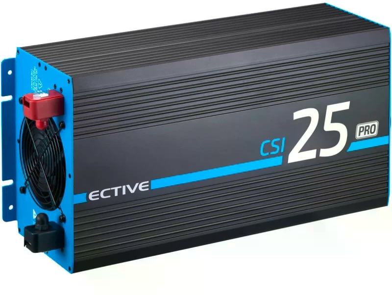 Ective CSI 25 Pro Sinus-Wechselrichter mit Netzvorrangschaltung und Ladegerät 12V 2500W