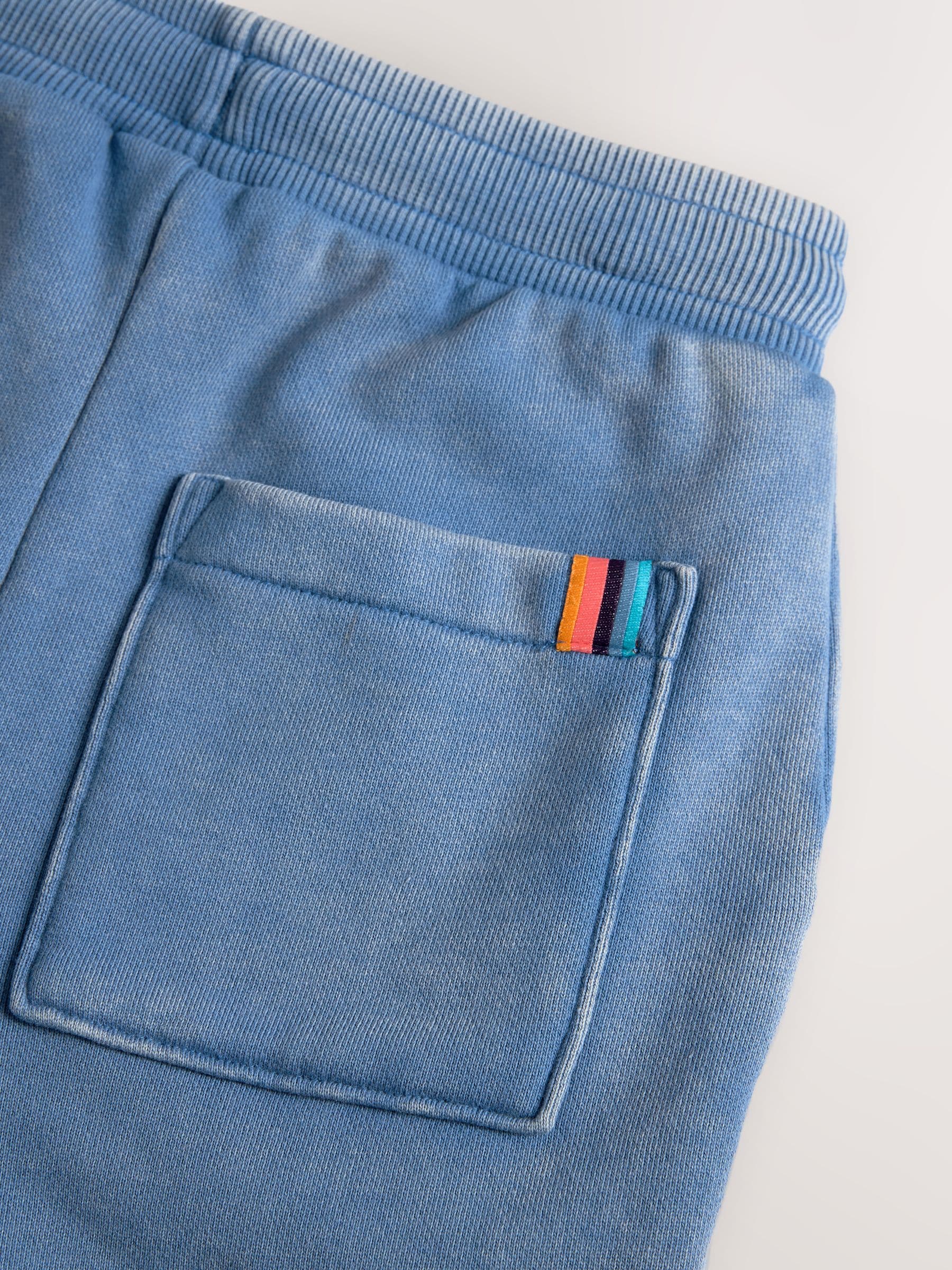 Blauwe wassing - Paul Smith Junior set van top en shorts voor jongens