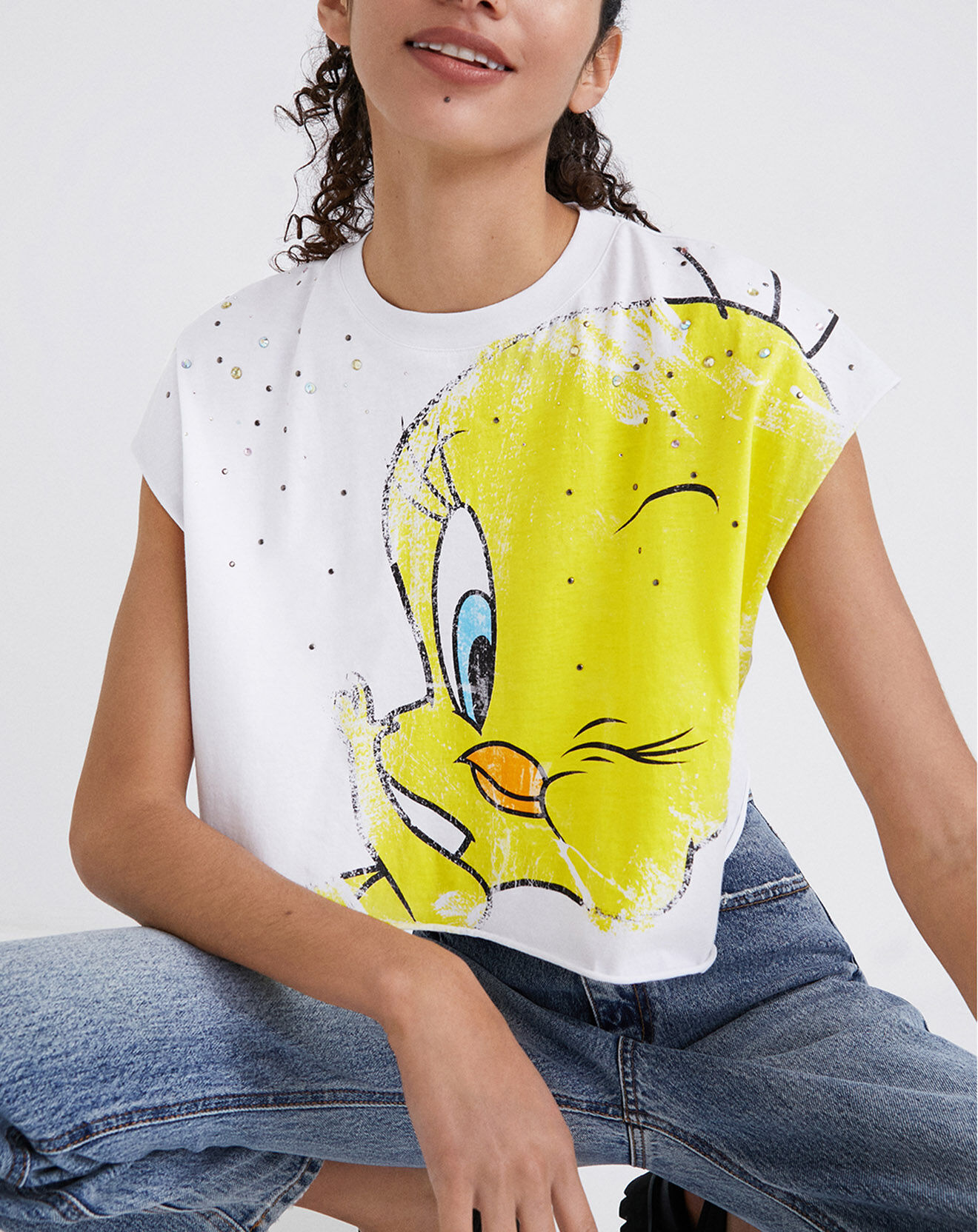 Desigual Top Berteli blanc