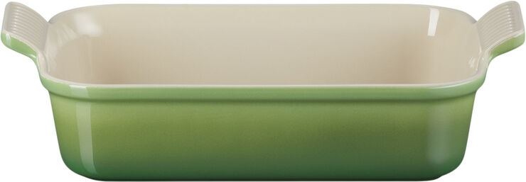 Le Creuset HHeritage Rekt Fad 31/26 cm Bamboo Green Bamboo green