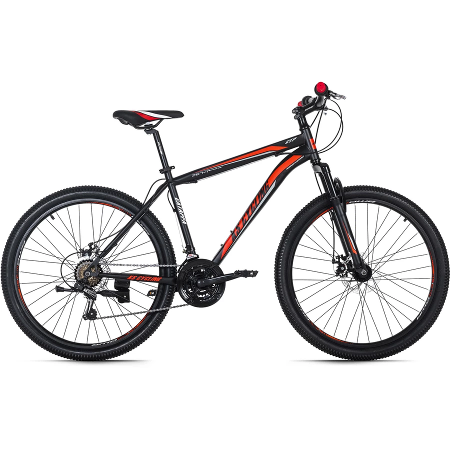 KS Cycling Mountainbike Hardtail 26 Zoll Catappa schwarz-rot schwarz-rot
