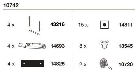 Thule 10742 Kit visserie-THULE