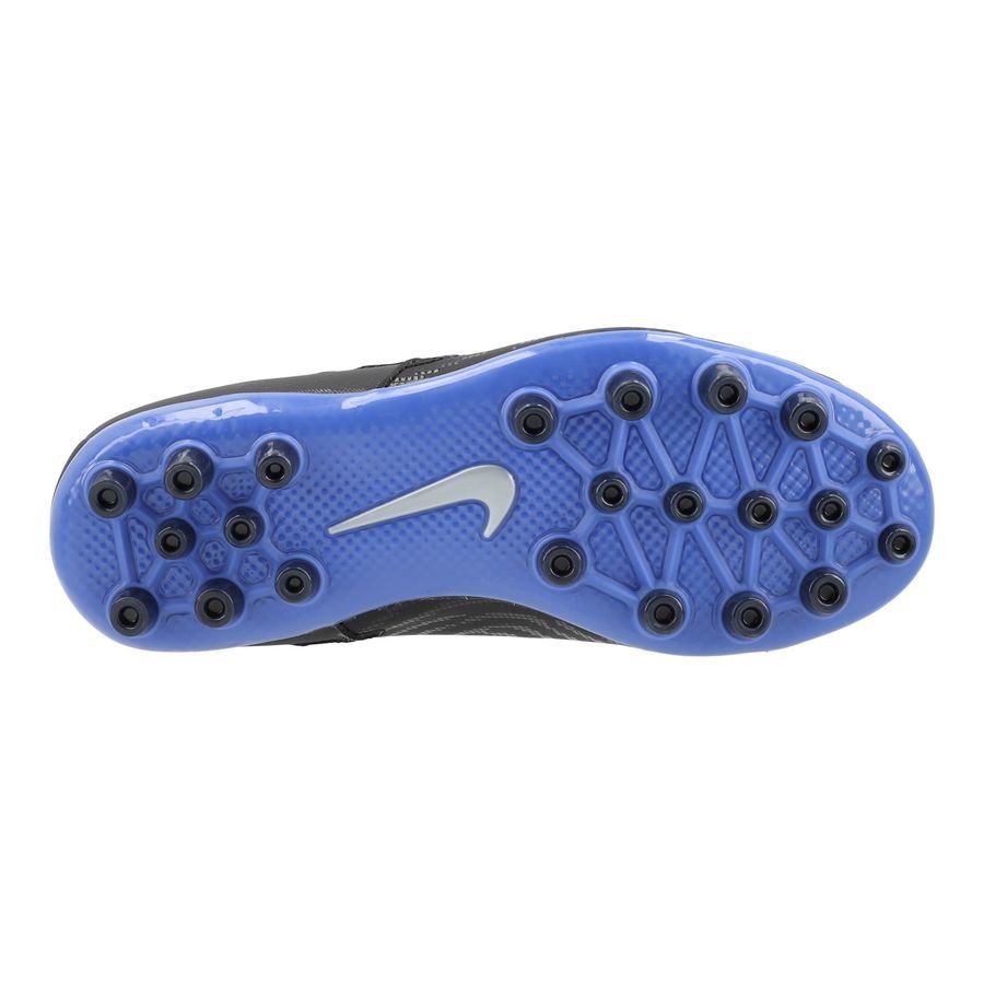 Nike Phantom GX Academy DF AG Shadow - Noir/Chrome/Bleu Enfant