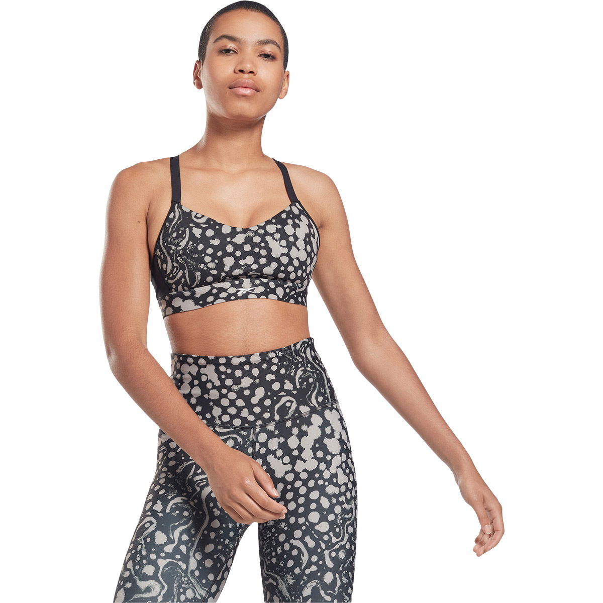 Reebok Lux Strappy Medium Support Sports BH Dame