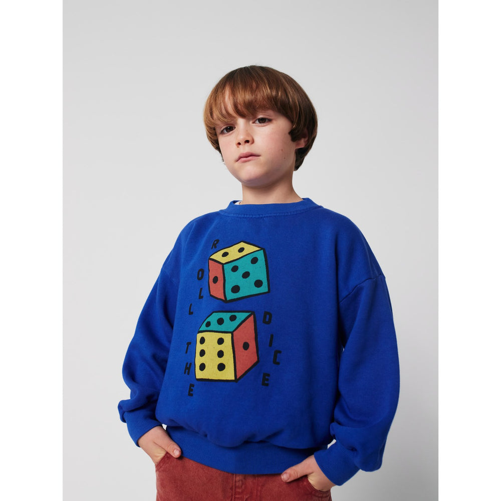 Køb Bobo Choses Blue Roll The Dice Sweatshirt