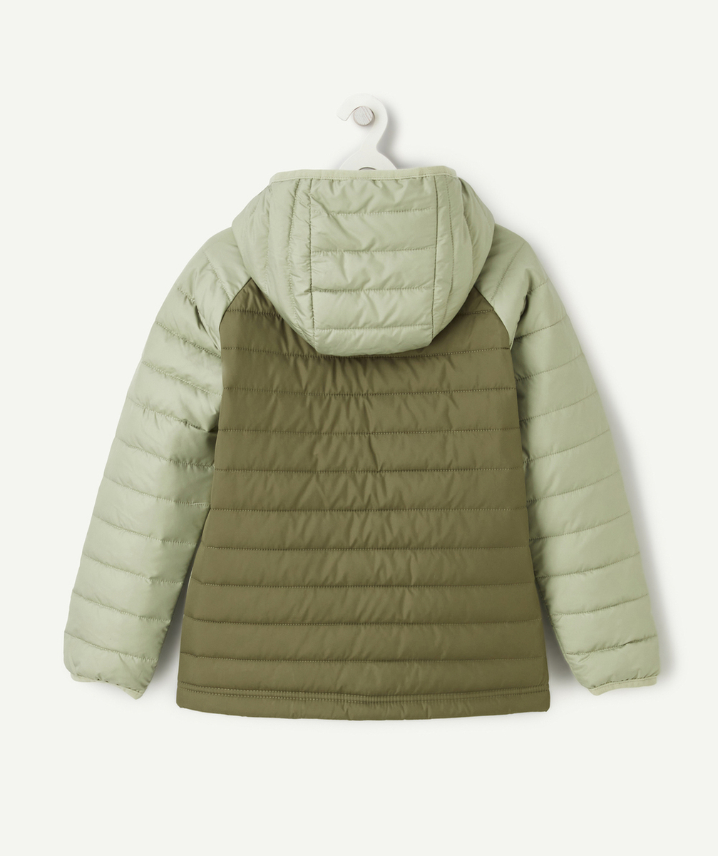 COLUMBIAVESTE À CAPUCHE FILLE POWDER LITE KAKI