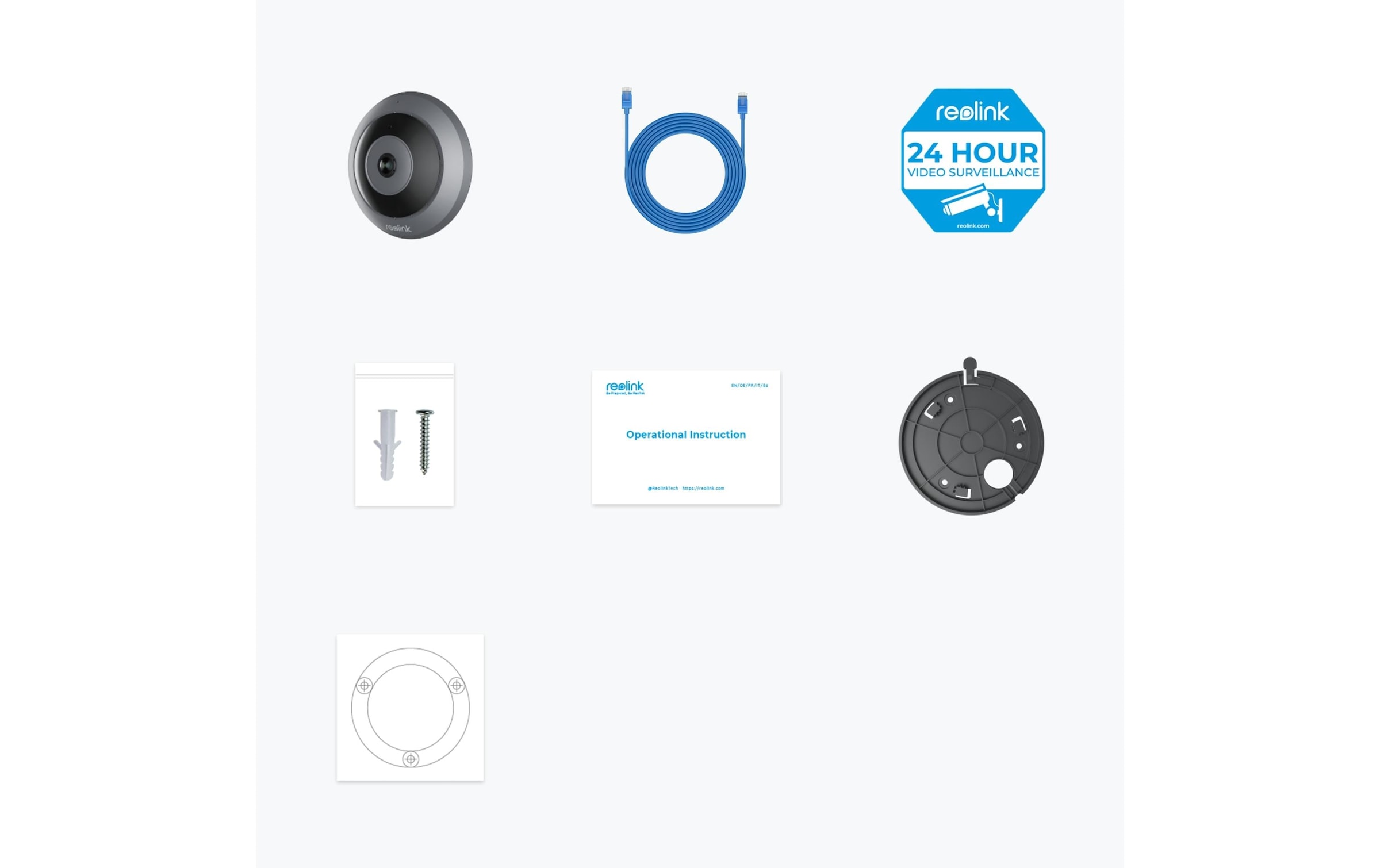 Reolink Überwachungskamera »Fisheye P520 PoE« Innenbereich