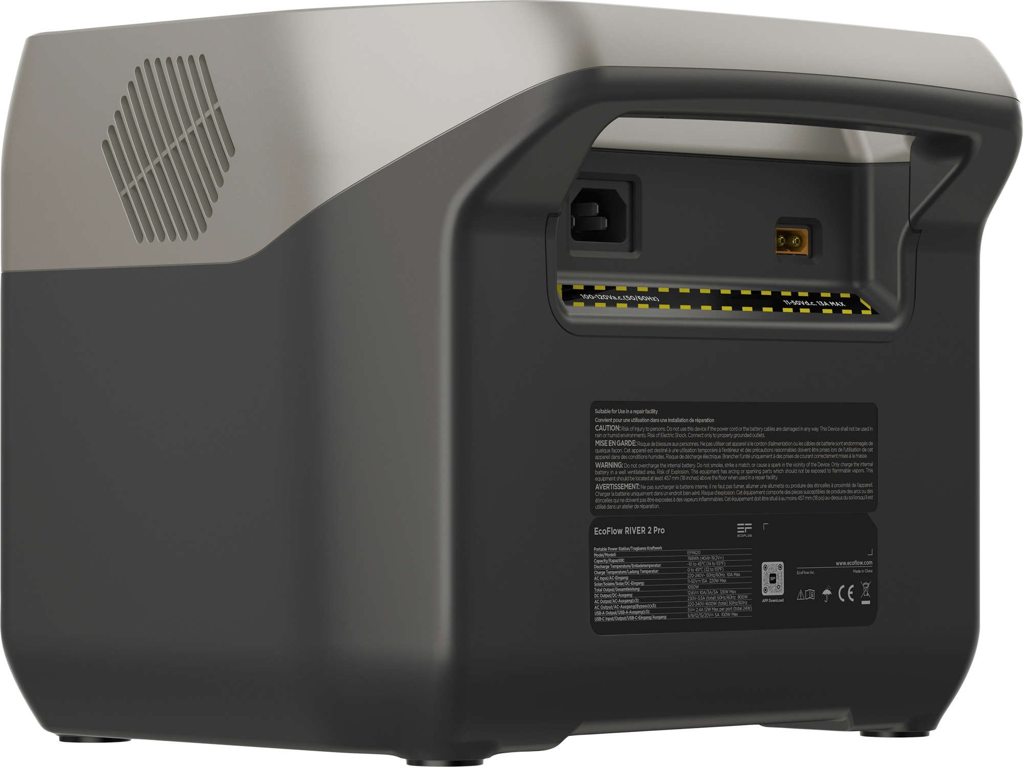 EcoFlow River 2 Pro Tragbare Powerstation 768 Wh 800 W