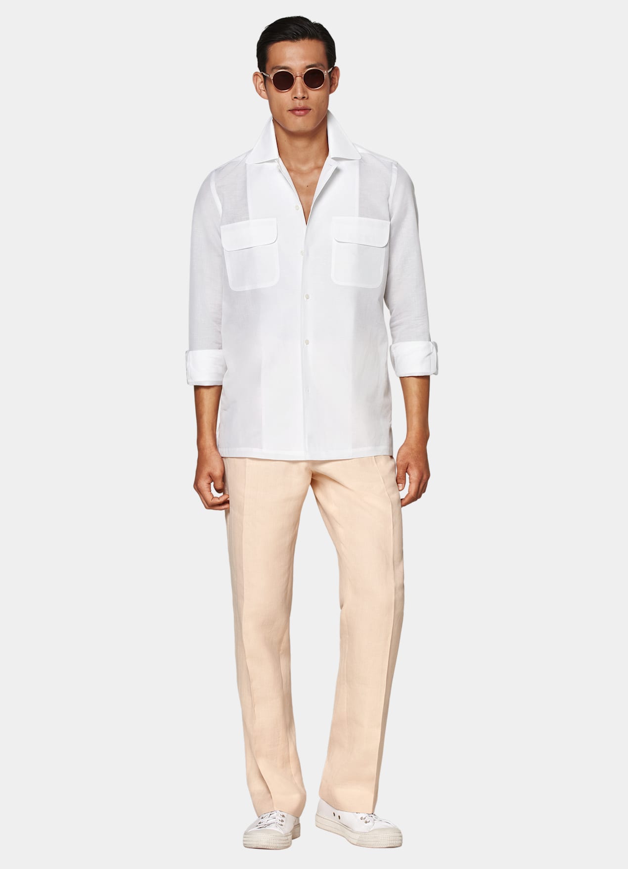 Chemise Safari blanche